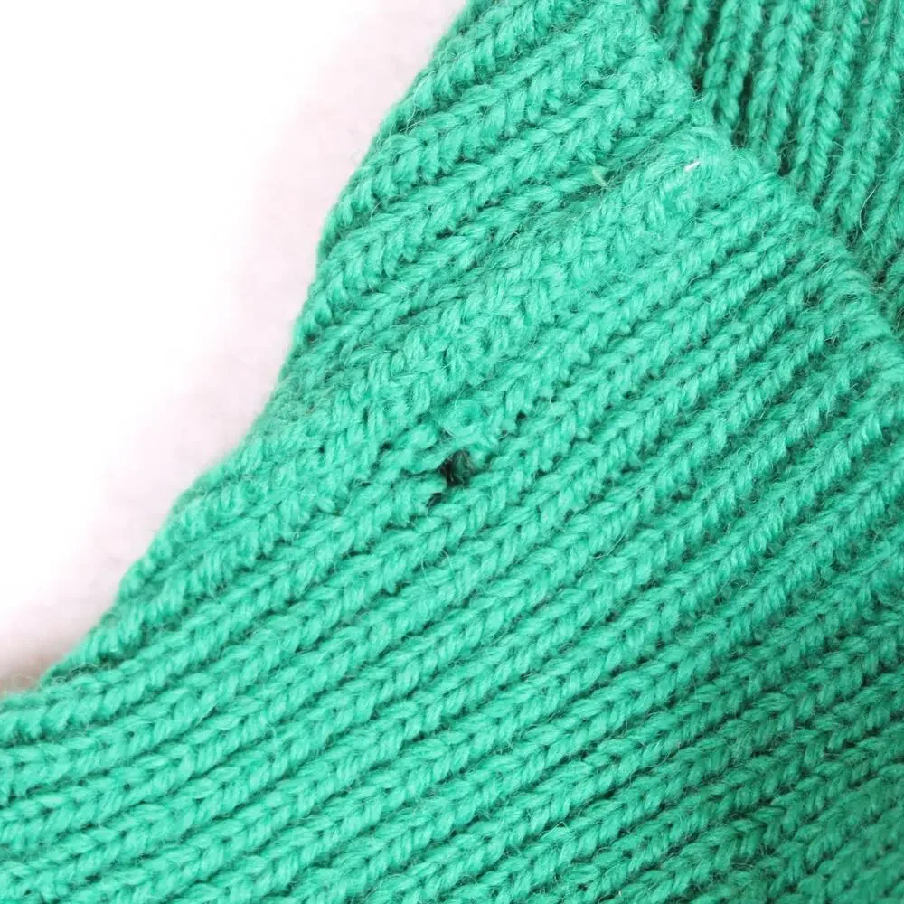 Carraig Donn Irish Wool Sweater Mens XL Green Cable Knit Turtleneck St Patricks - Picture 7 of 8